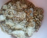 味付けはボウルの中で！納豆チャーハン作り方1写真
