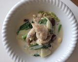からだに優しい~塩麹チキンミルクスープ作り方5写真