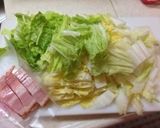 *白菜とベーコンのクリームパスタ*作り方2写真