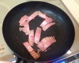 *白菜とベーコンのクリームパスタ*作り方3写真