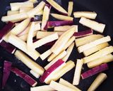 離乳食☆さつまいもスティック青のりチーズ作り方3写真