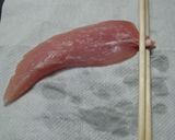 コルドンブルー：鶏肉ハムとチーズの挟み焼作り方2写真