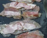 コルドンブルー：鶏肉ハムとチーズの挟み焼作り方7写真