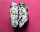 ☆枝豆と塩昆布とゴマのおにぎらず☆作り方8写真