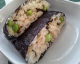 ☆枝豆と塩昆布とゴマのおにぎらず☆作り方9写真
