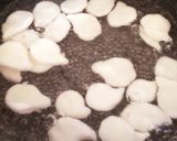 かぼちゃとおばけ白玉のハロウィンぜんざい作り方3写真