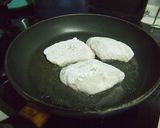 ★鱈フィレのチェダーチーズがけムニエル作り方4写真