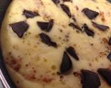 りんごとチョコのフライパンケーキ作り方7写真