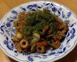 たっぷり！チクワと豚肉のソース焼きそば作り方7写真