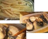 サバとタケノコの美味味噌汁作り方1写真