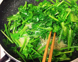 ほうれん草と卵のバター炒め♪*。作り方3写真