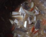 鶏もも肉deもつ煮風作り方6写真