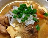 鶏もも肉deもつ煮風作り方7写真