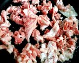 カリもちっ♡たまねぎと豚肉の卵とじ作り方3写真