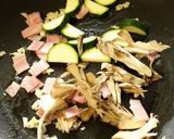 ズッキーニとベーコンのパスタ作り方3写真