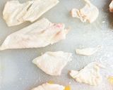 パリっと鶏皮の甘辛〜居酒屋風作り方1写真