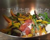 簡単 コストコチューブ明太子焼きそば作り方2写真