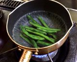 インゲンの胡麻和え作り方1写真