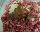牛肉のレンジ甘煮🐮作り方1写真