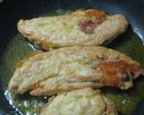 コルドンブルー：鶏肉ハムとチーズの挟み焼作り方12写真