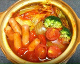 簡単☆一人鍋　～２度美味しいトマト鍋編～作り方7写真