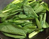 青菜の蟹あんかけ作り方1写真