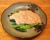 青菜の蟹あんかけ作り方7写真