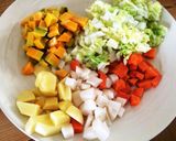 簡単！野菜たっぷりミルクスープ♪作り方1写真