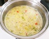 簡単！野菜たっぷりミルクスープ♪作り方4写真