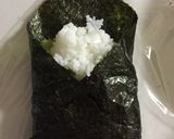 旦那弁当サイズおにぎらず☆焼豚レタス簡単作り方4写真