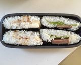 旦那弁当サイズおにぎらず☆焼豚レタス簡単作り方7写真