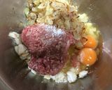 パン粉の代わりにふ、ジューシーハンバーグ作り方5写真