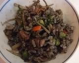 具だくさん！イカスミ炊き込み御飯作り方9写真