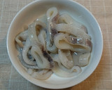 お酒のおつまみに♪簡単イカのしょうが炒め作り方1写真