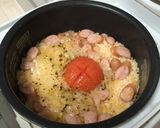 炊飯器♪トマトご飯〜洋風作り方6写真
