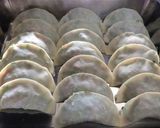 白菜キャベツ青葱ヘルシー♪グリーン餃子作り方6写真