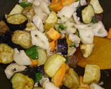 6種類の野菜と豚肉の甘酢あん炒め作り方6写真