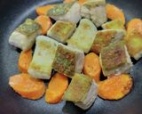 鮭と人参の味噌照り焼き作り方3写真