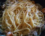 ゴルゴンゾーラときのこの和風パスタ作り方3写真