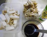 しめじとエリンギのバルサミコ酢炒め作り方1写真
