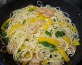 うまっ！牡蠣と海老のオイルパスタ作り方8写真