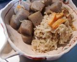 中華みそで味付け、切干大根と板こんにゃく作り方5写真