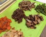 筑前煮リメイク♡混ぜご飯作り方1写真
