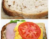 朝ご飯♪ライ麦食パンde簡単ホットサンド作り方3写真