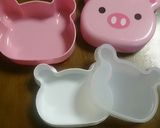 耳付弁当箱で簡単！ジバニャンそぼろ弁当作り方1写真