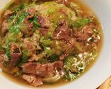牛肉とレタスのあんかけチャーハン作り方10写真