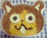 耳付弁当箱で簡単！ジバニャンそぼろ弁当作り方9写真