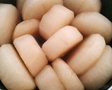 大根の味噌肉そぼろ餡がけ作り方4写真
