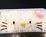 手抜きキティちゃんキャラ弁当作り方4写真