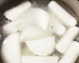圧力鍋で絶品 とろけるブリ大根作り方4写真